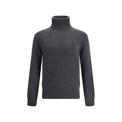 Ami Paris Pull Col Roule Ami De Coeur