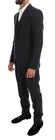 Dolce &amp; Gabbana Gray Patterned Wool 3 Piece Slim Suit