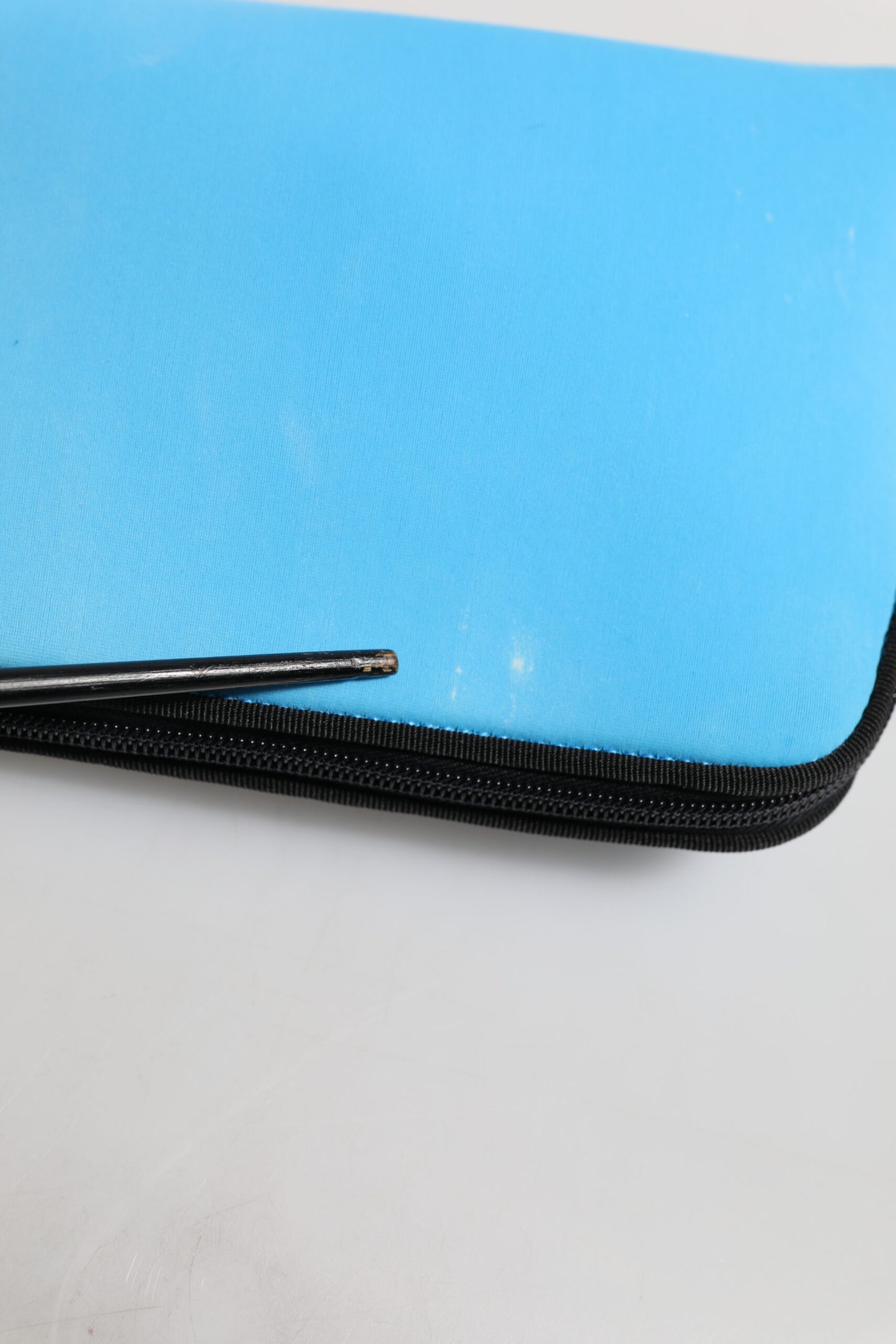 Dolce &amp; Gabbana Blue Nylon DG Logo Print Clutch Zip Pouch Bag