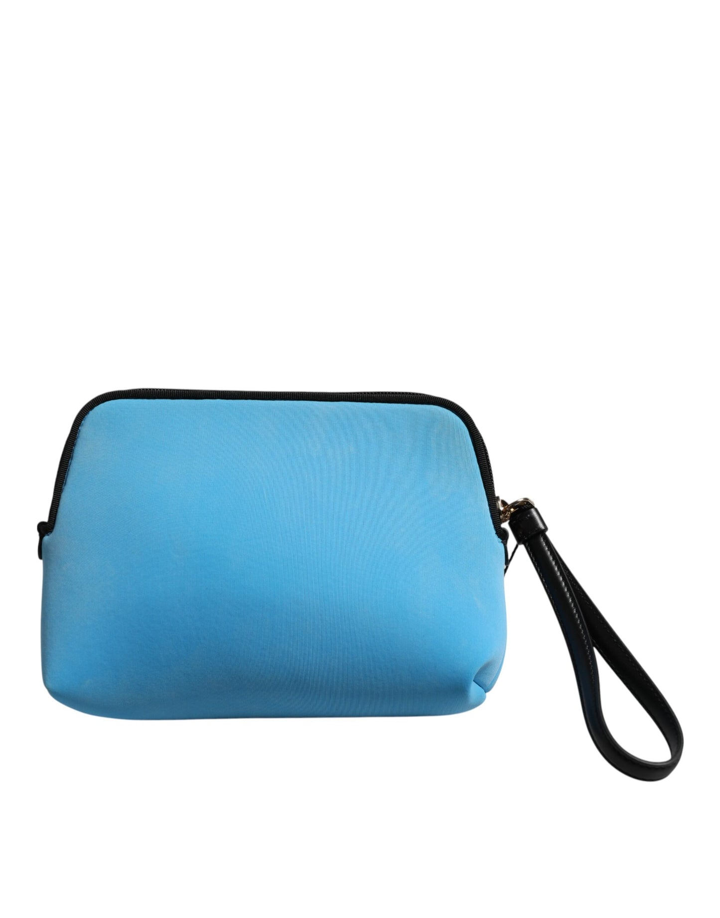 Dolce &amp; Gabbana Blue Nylon DG Logo Print Clutch Zip Pouch Bag