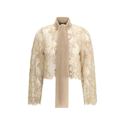 Fabiana Filippi Lace Cropped Shirt