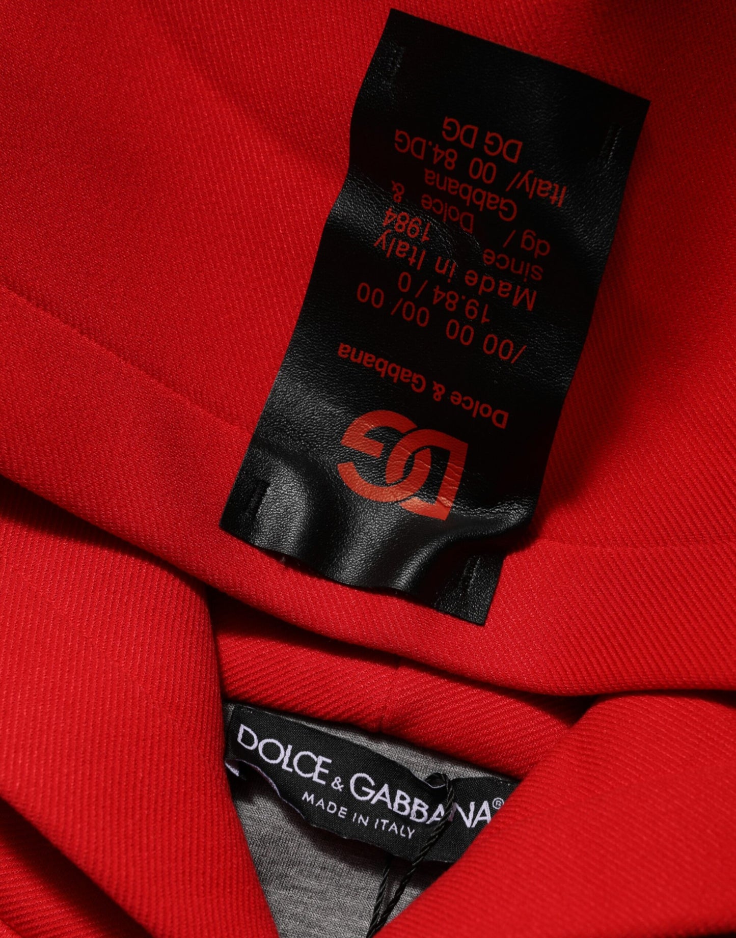 Dolce &amp; Gabbana Red DG Logo Hooded Men Sweatshirt Sweater