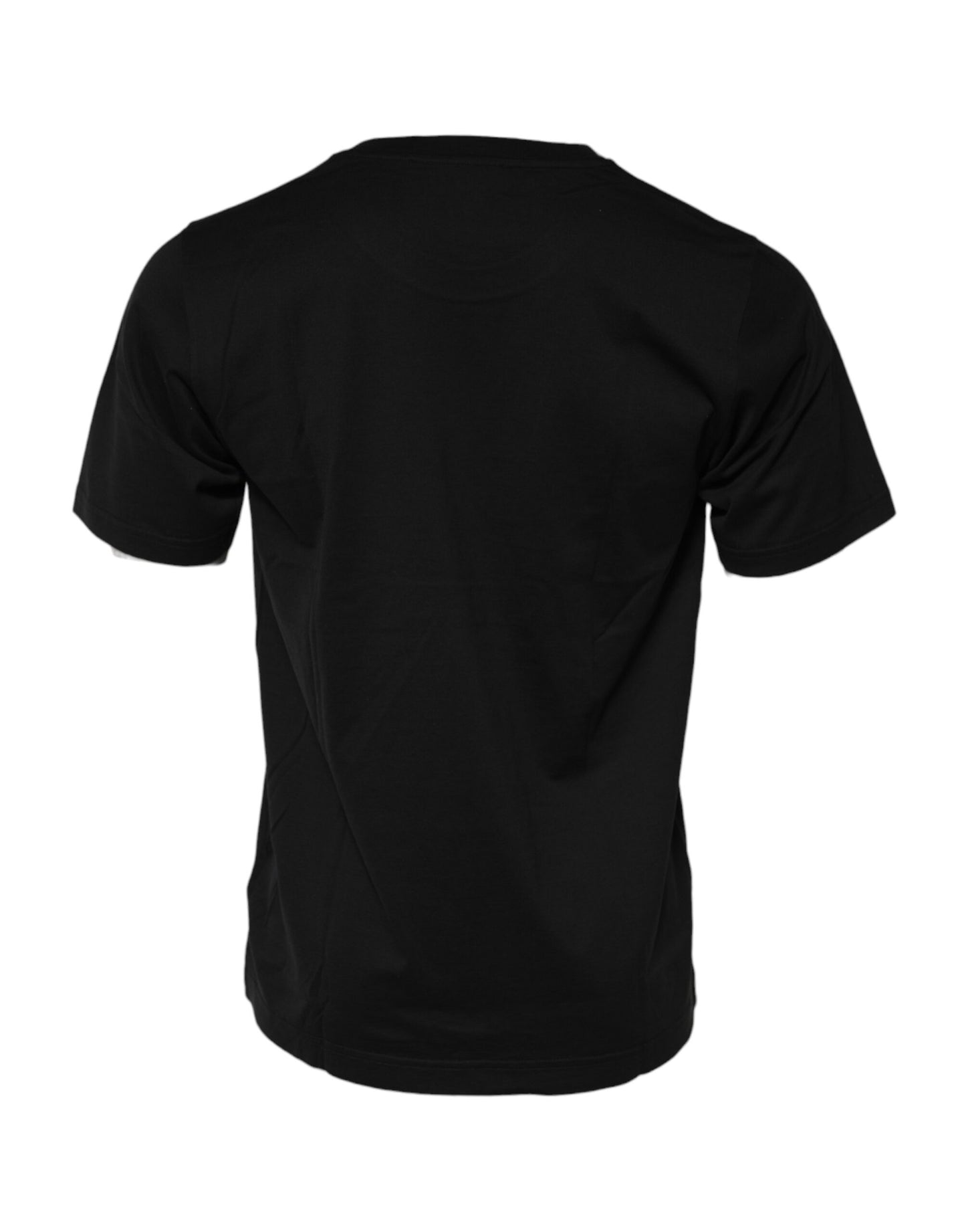 Dolce &amp; Gabbana Black DG Royals Cotton Crew Neck T-shirt