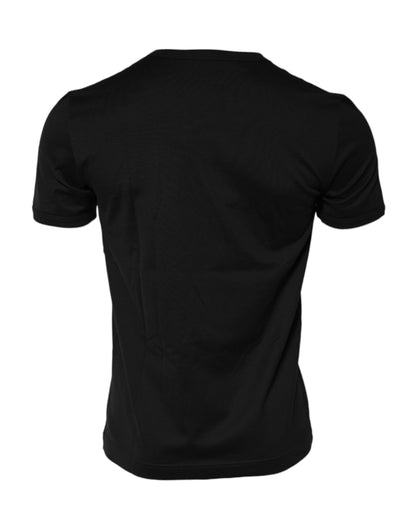 Dolce &amp; Gabbana Black #DGLovesDubai Cotton Crew Neck T-shirt