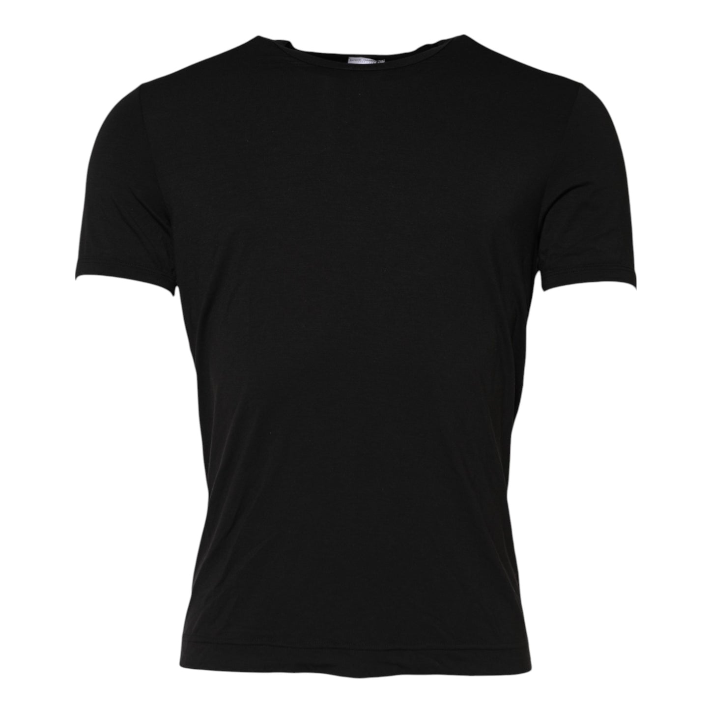 Dolce &amp; Gabbana Black Modal Men Crew Neck Underwear T-shirt