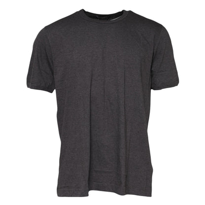 Dolce &amp; Gabbana Dark Gray Crew Neck Short Sleeves T-shirt