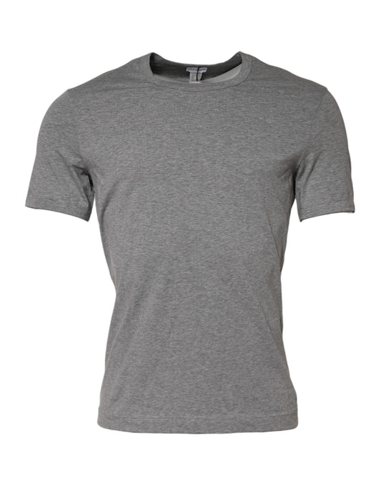 Dolce &amp; Gabbana Gray Crew Neck Short Sleeves Underwear T-shirt