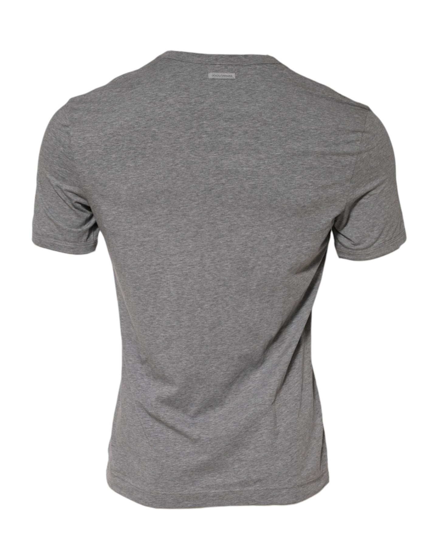 Dolce &amp; Gabbana Gray Crew Neck Short Sleeves Underwear T-shirt
