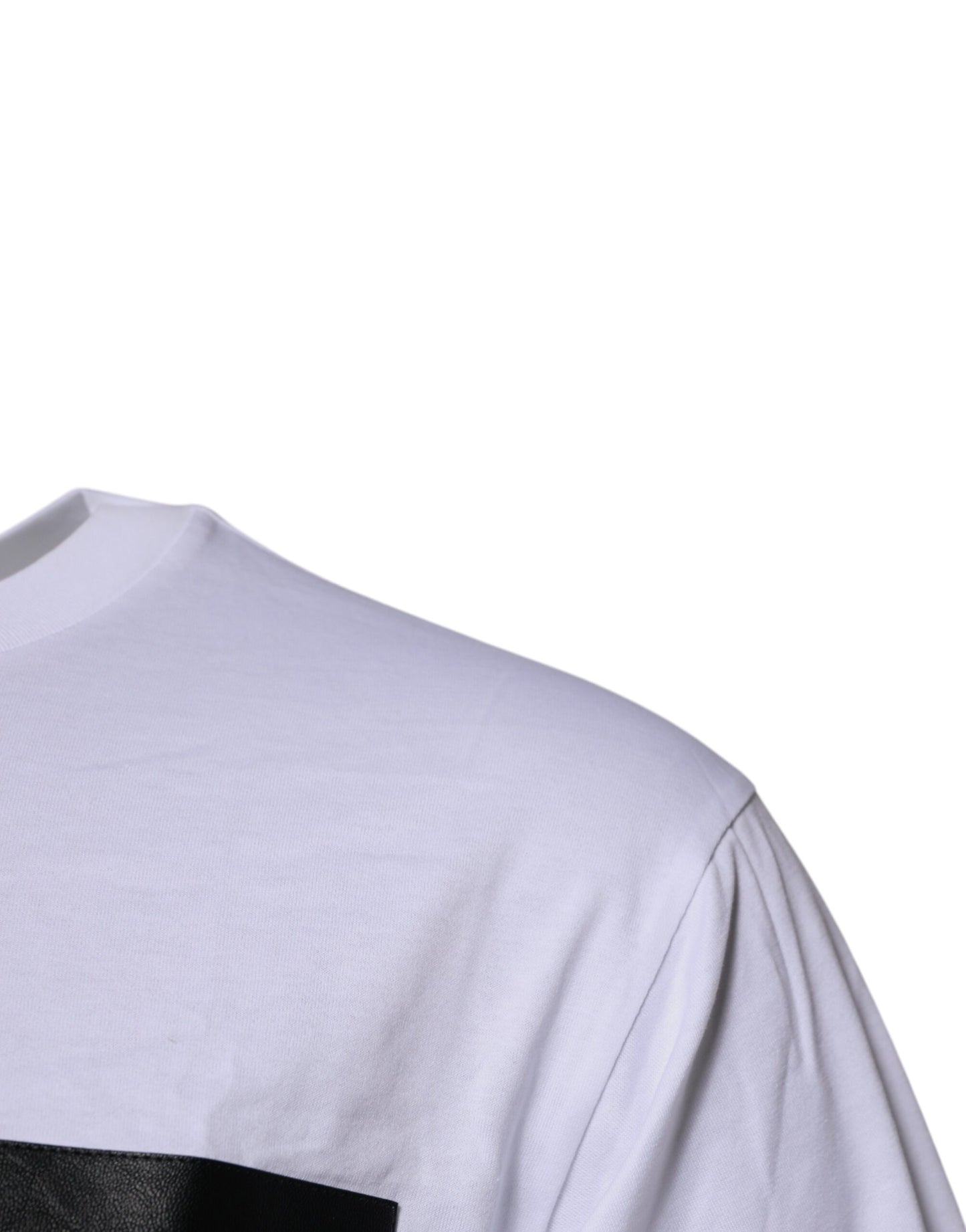 Dolce &amp; Gabbana White Logo Crew Neck Short Sleeves T-shirt