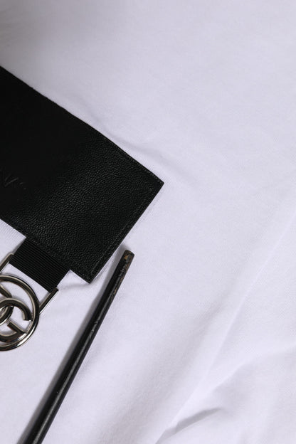 Dolce &amp; Gabbana White Logo Crew Neck Short Sleeves T-shirt