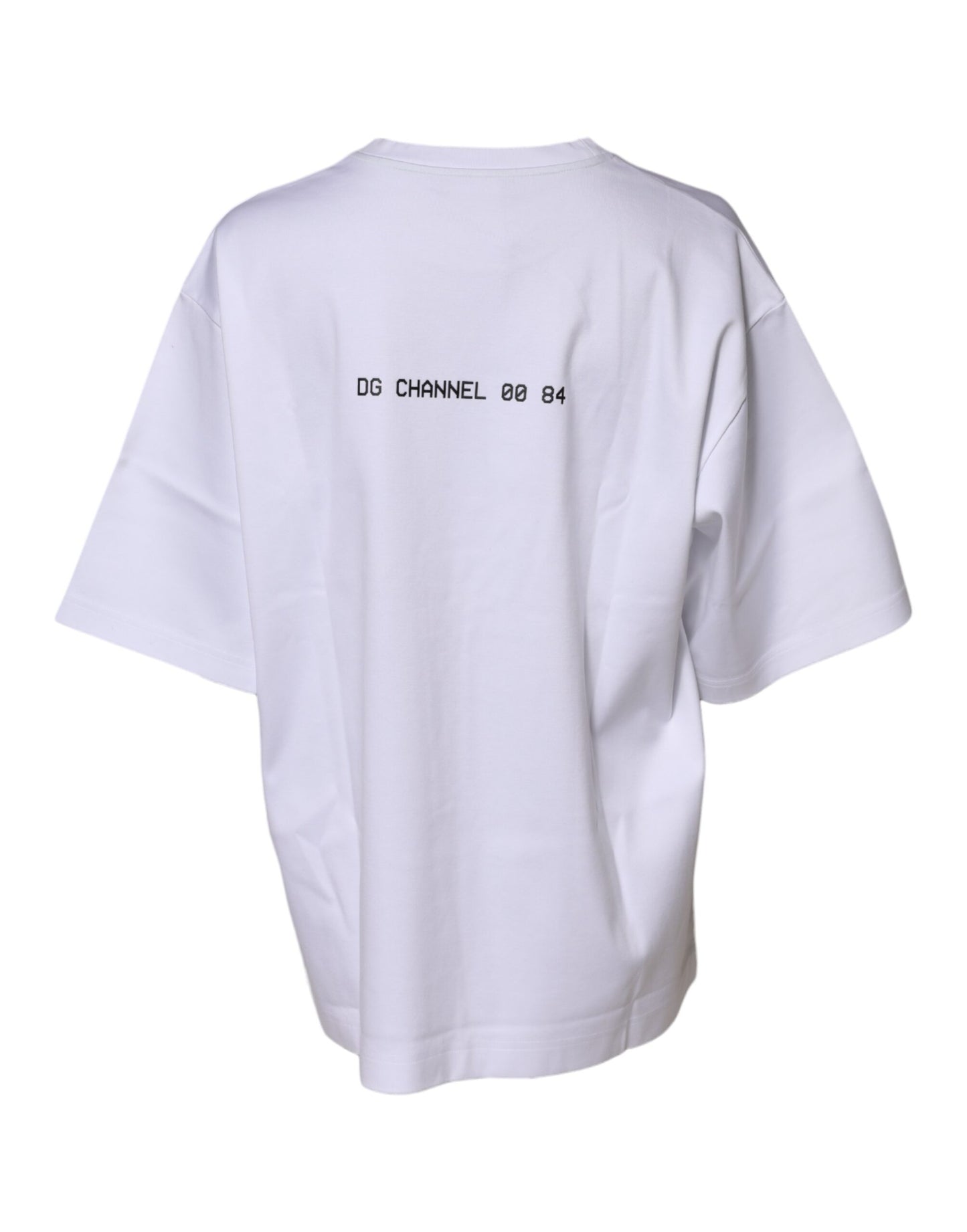 Dolce &amp; Gabbana White Cotton Printed Short Sleeves T-shirt 