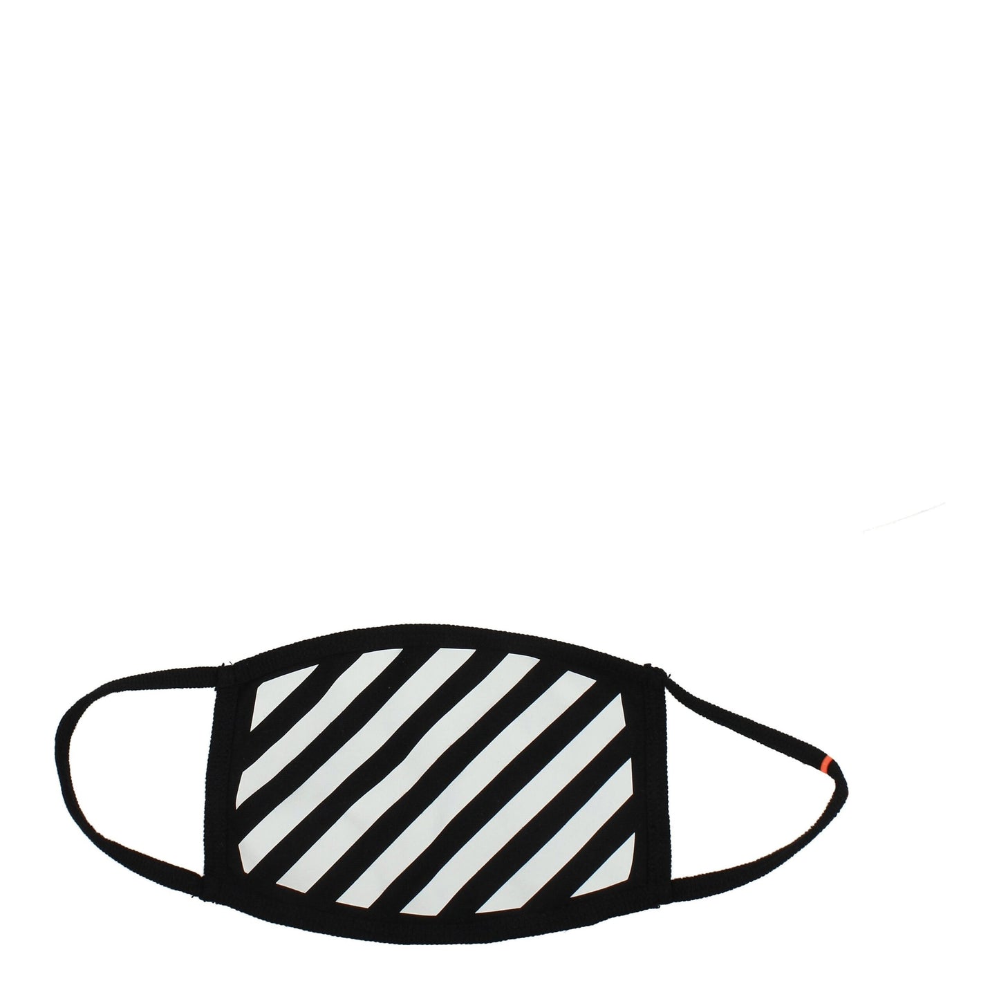 Off White Black Cotton Face Masks