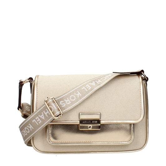 Michael Kors Beige Fabric Crossbody Bags
