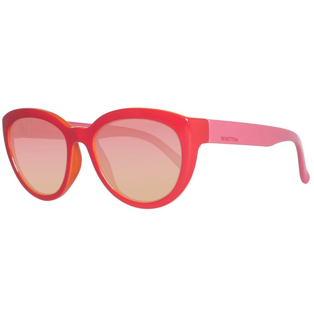 Benetton Red Injected Sunglasses by Benetton