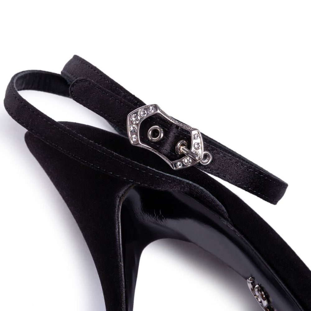 Dolce &amp; Gabbana Black Goatskin Sandal