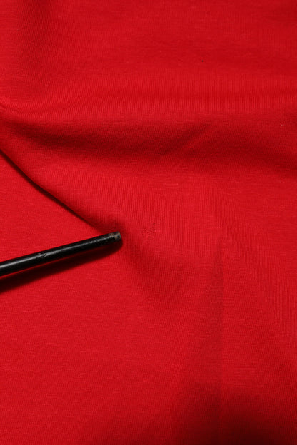 Dolce &amp; Gabbana Red Crew Neck Short Sleeves Top T-shirt