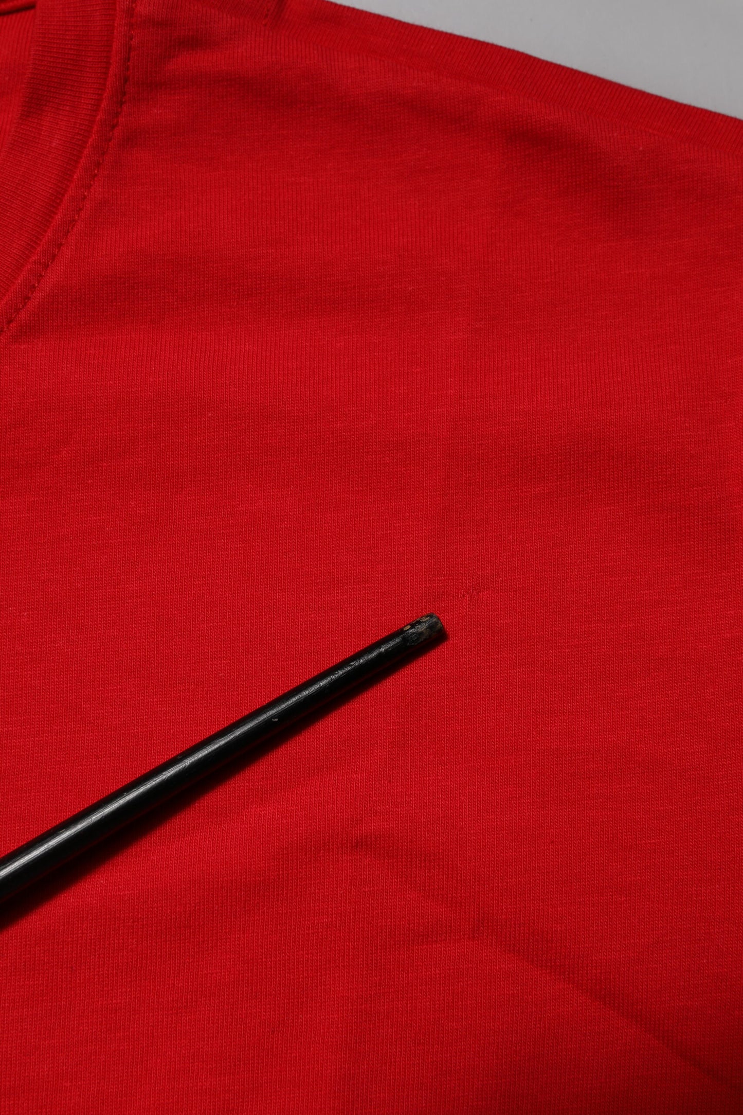 Dolce &amp; Gabbana Red Cotton Crew Neck Short Sleeves T-shirt