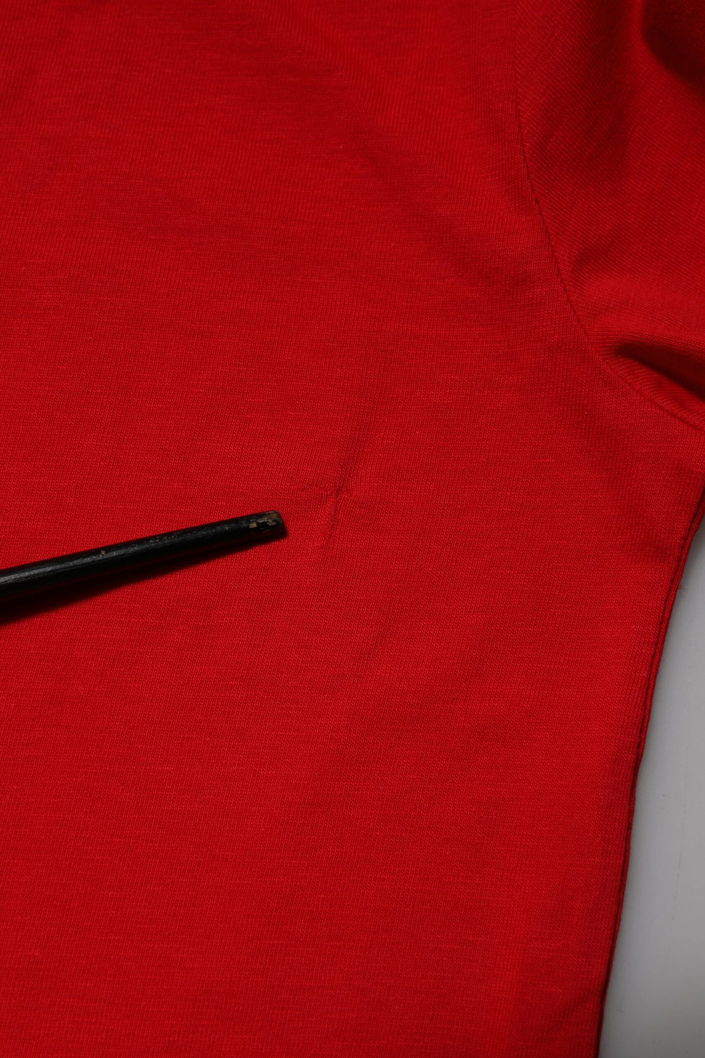 Dolce &amp; Gabbana Red Cotton Short Sleeves Crew Neck Top T-shirt