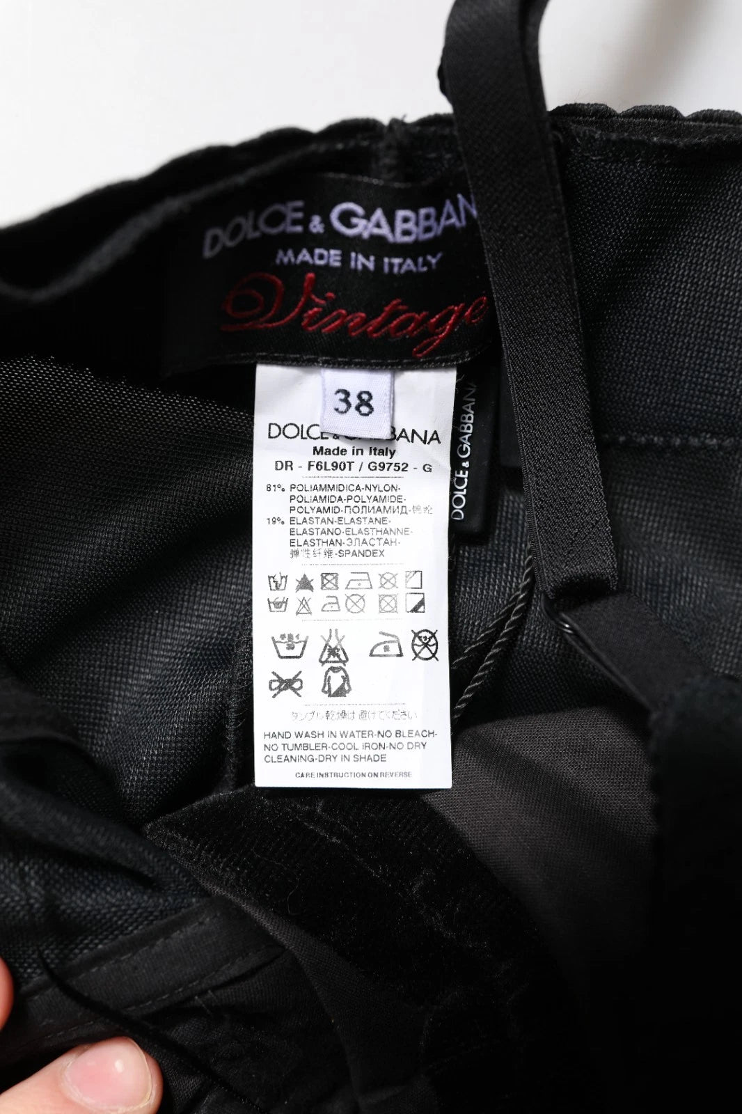 Dolce &amp; Gabbana Black Spaghetti Strap Bodycon Sheath Dress