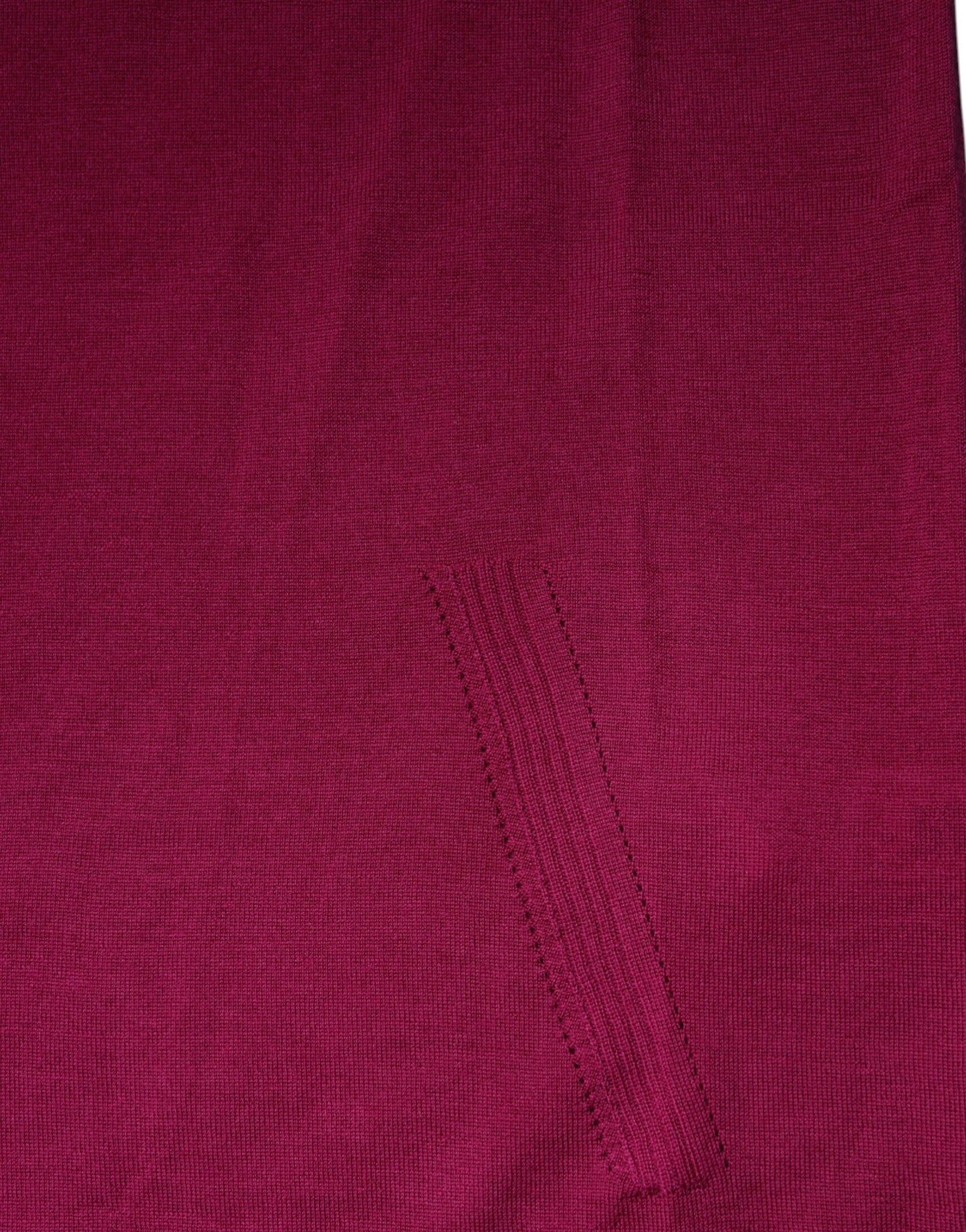 Dolce &amp; Gabbana Fuchsia Wool Long Sleeves Turtleneck Sweater