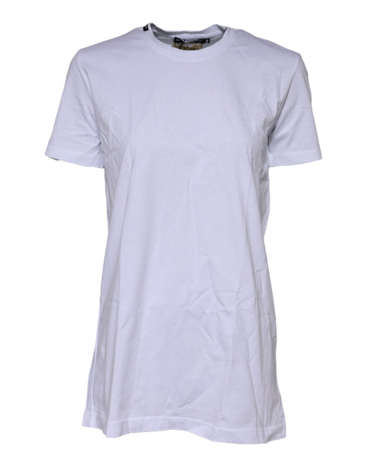 Dolce &amp; Gabbana White Short Sleeves Crew Neck Top T-shirt