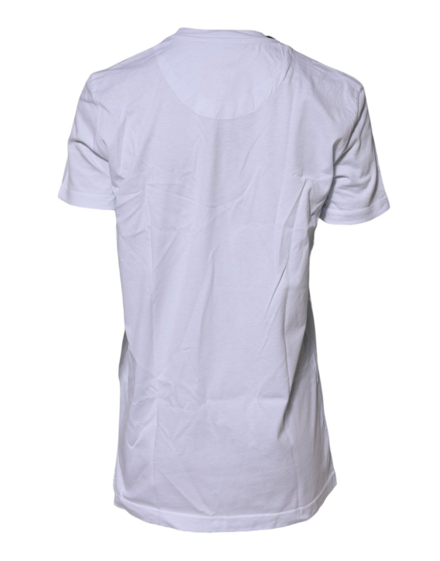 Dolce &amp; Gabbana White Short Sleeves Crew Neck Top T-shirt