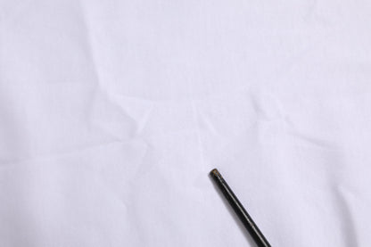 Dolce &amp; Gabbana White Short Sleeves DG Logo Print Top T-shirt
