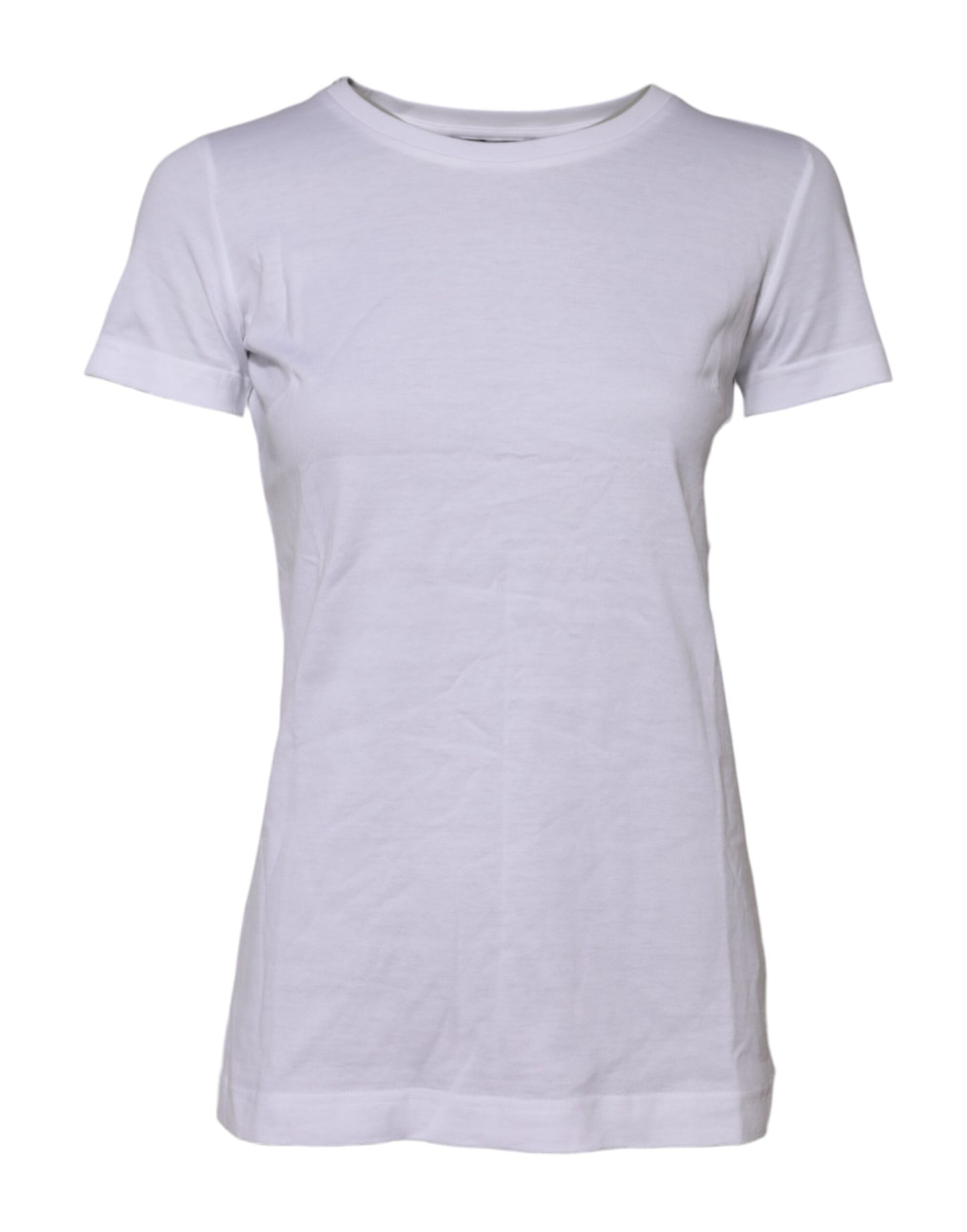 Dolce &amp; Gabbana White Short Sleeves Crew Neck Top T-shirt