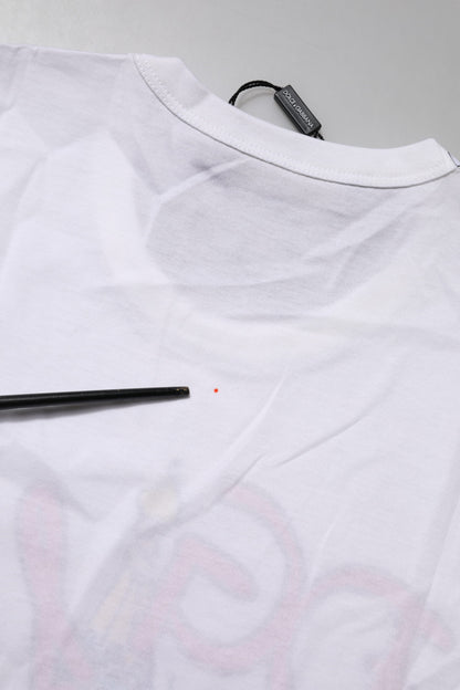 Dolce &amp; Gabbana White DG Loves Moscow Crew Neck T-shirt