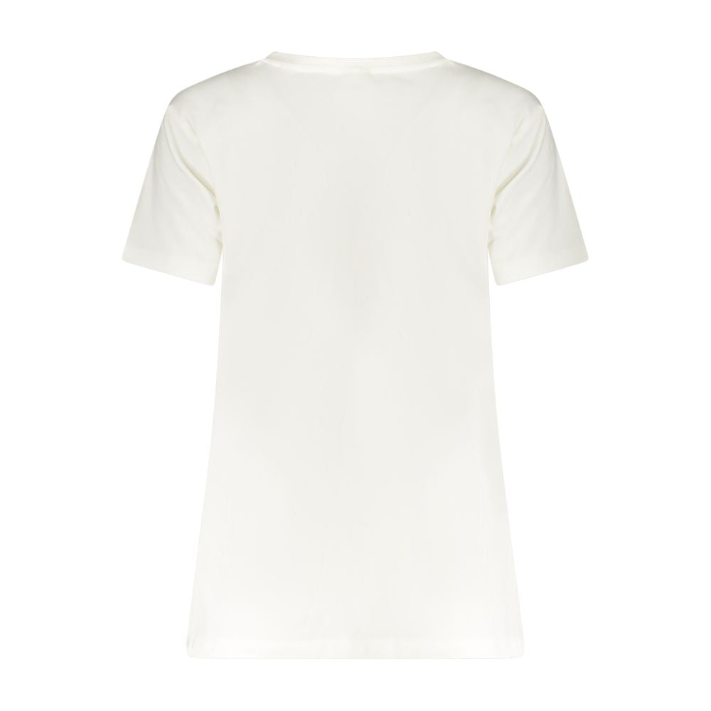 Guess Jeans White Cotton Tops &amp; T-Shirt