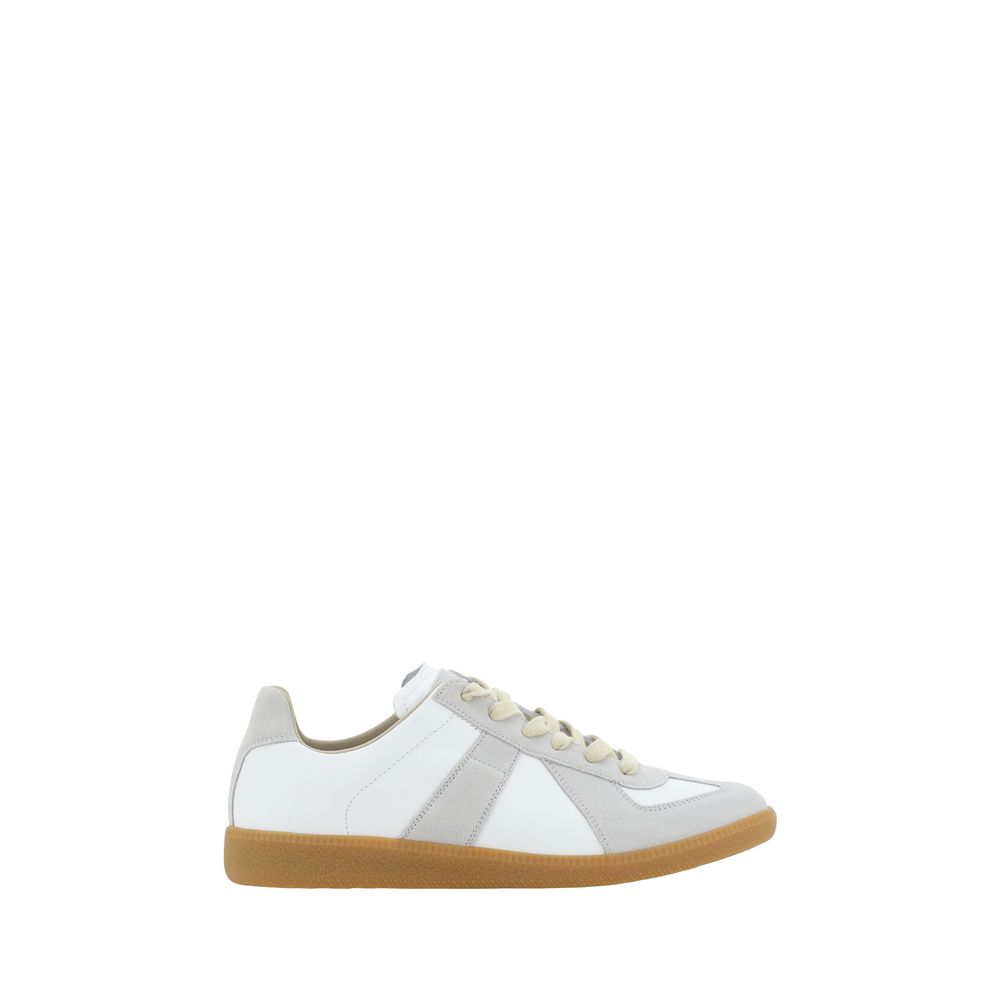 Margiela Sneakers Kalfleer Suede Paneelvormig Gumzool