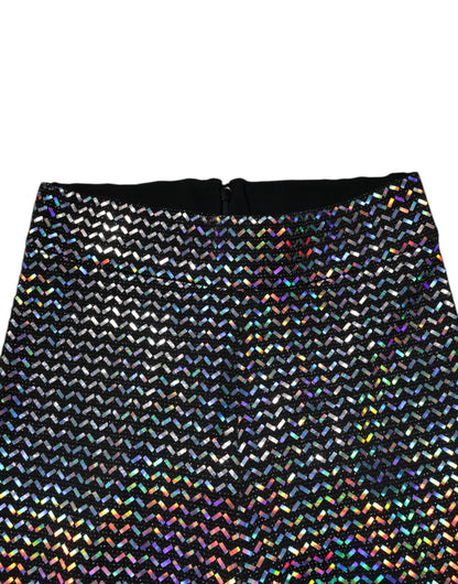 Dolce &amp; Gabbana Multicolor Sequined Leggings Trouser Pants
