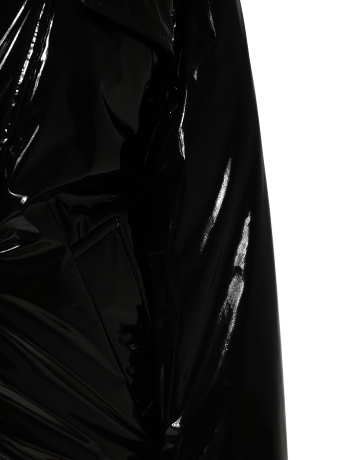 Dolce &amp; Gabbana Polyester Black Quilted Puffer Coat Jacket