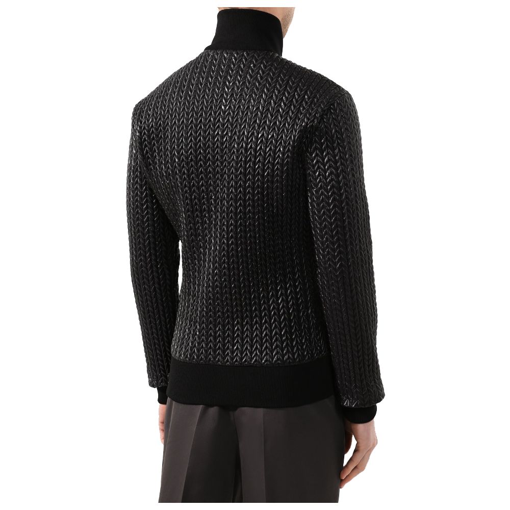 Dolce &amp; Gabbana Black Nylon Jacket