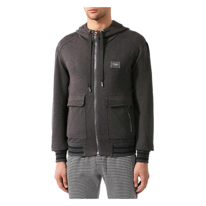 Dolce &amp; Gabbana Gray Cotton Sweater
