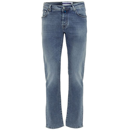 Jacob Cohen Blue Cotton Jeans &amp; Pant
