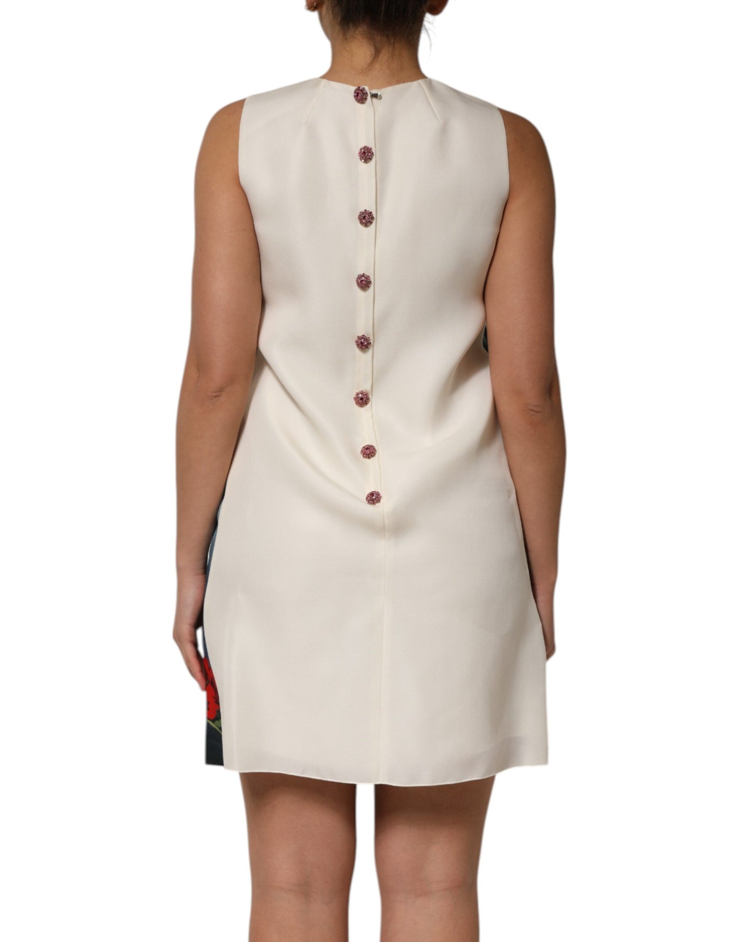Dolce &amp; Gabbana Multicolor Crystal Embellished Mini Dress