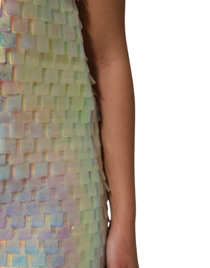 Dolce & Gabbana Multicolor Sequin Holographic Mini Dress - from Dolce & Gabbana