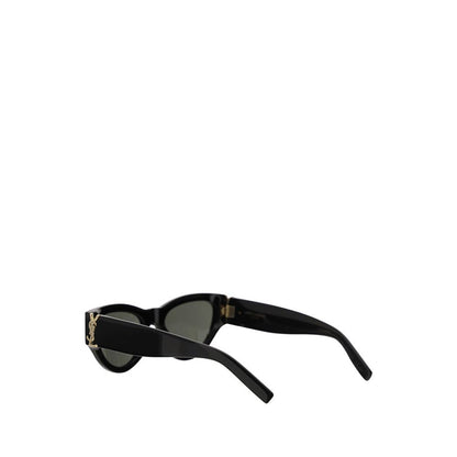 Saint Laurent Cat-Eye Zonnebril Metaal Glanzend - Zwart/64mm