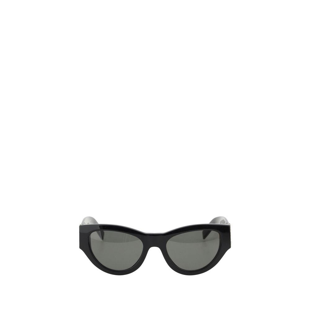 Saint Laurent Cat-Eye Zonnebril Metaal Glanzend - Zwart/64mm
