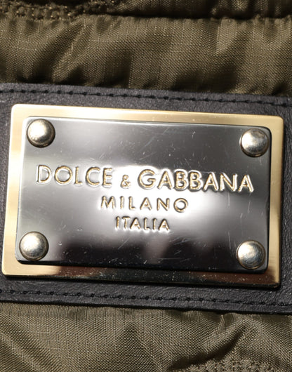 Dolce &amp; Gabbana Multicolor Patchwork PolyesterQuilted Jacket