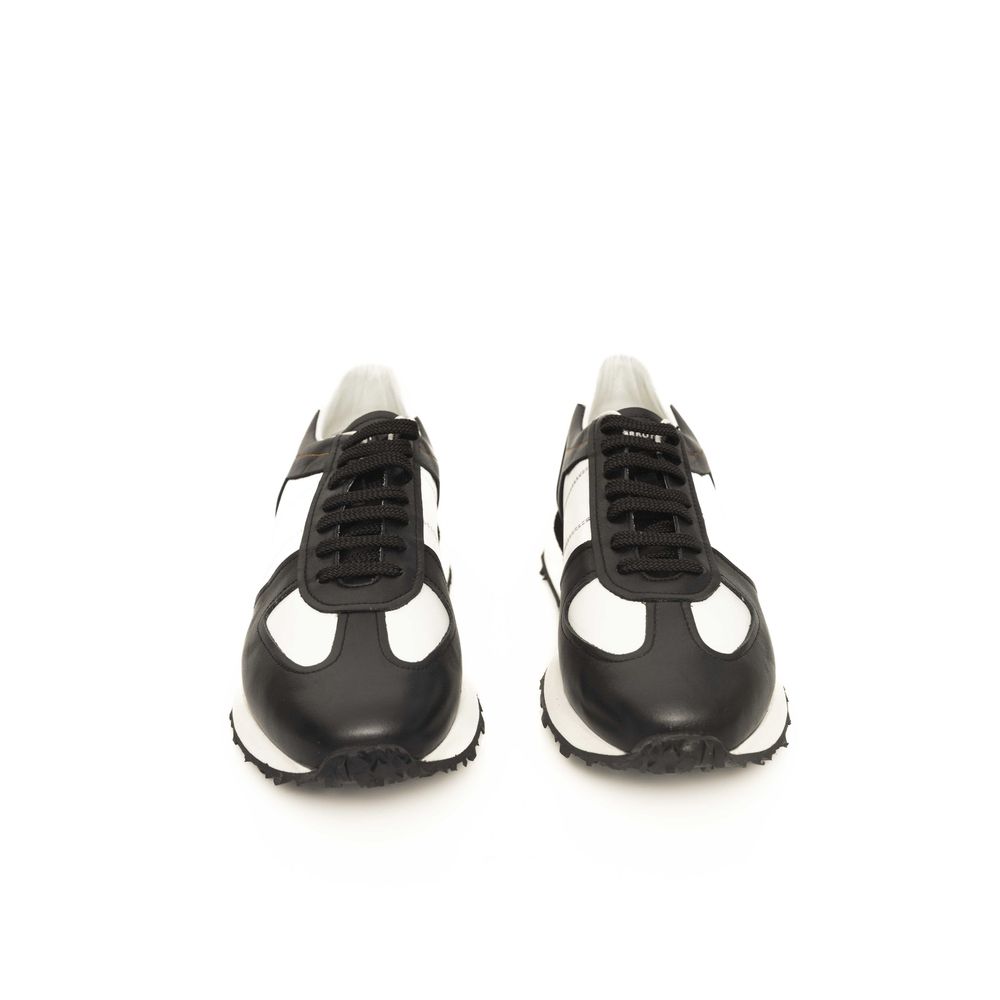 Cerruti 1881 Black Calfskin Men Sneaker by Cerruti 1881