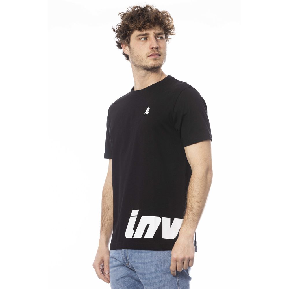 T-shirt homme en coton noir Invicta
