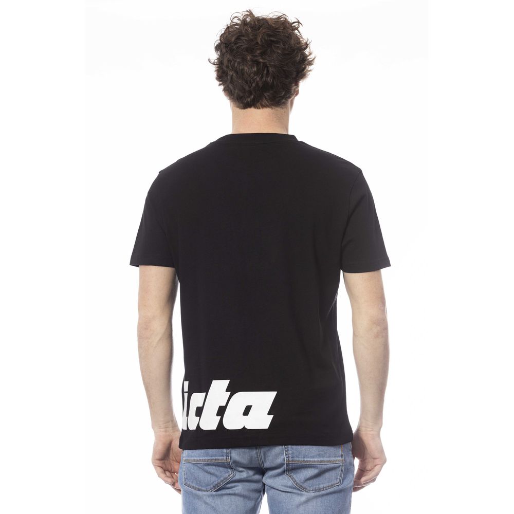 T-shirt homme en coton noir Invicta