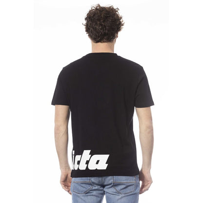 T-shirt homme en coton noir Invicta
