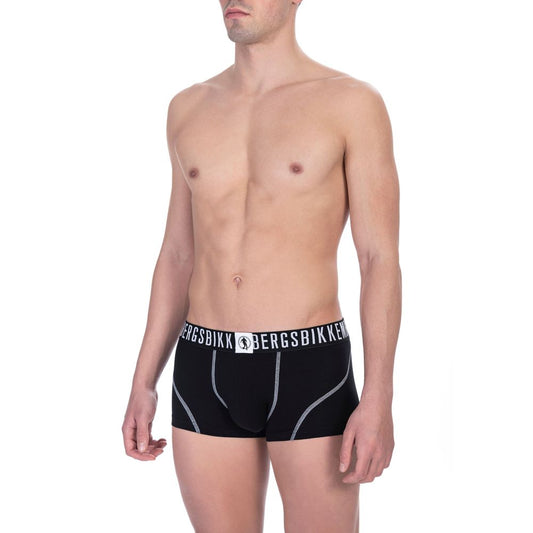 Duo de boxers Bikkembergs en coton noir pour homme