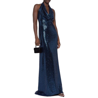 Robe longue ornée de sequins BLANCA VITA
