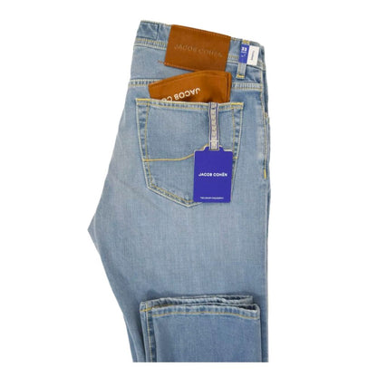 Jacob Cohen Blue Cotton Jeans &amp; Pant