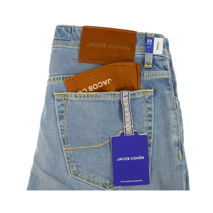 Jacob Cohen Blue Cotton Jeans &amp; Pant