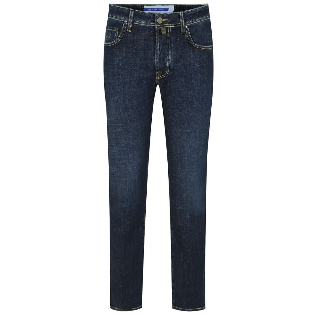 Jacob Cohen Blue Cotton Jeans &amp; Pant